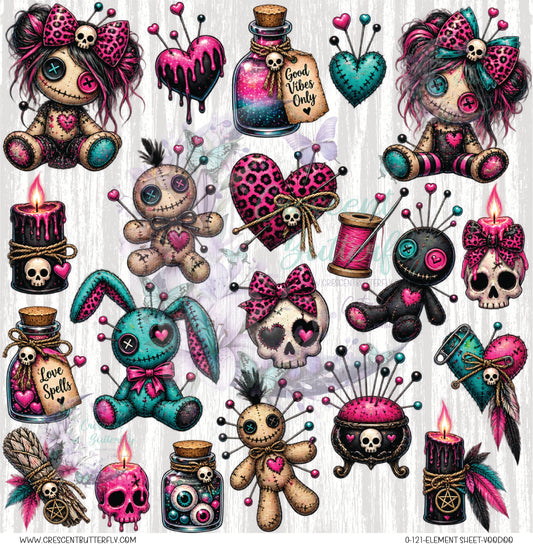 0-121-Element Sheet-Voodoo UV DTF