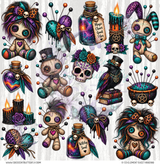 0-122-Element Sheet-Voodoo UV DTF