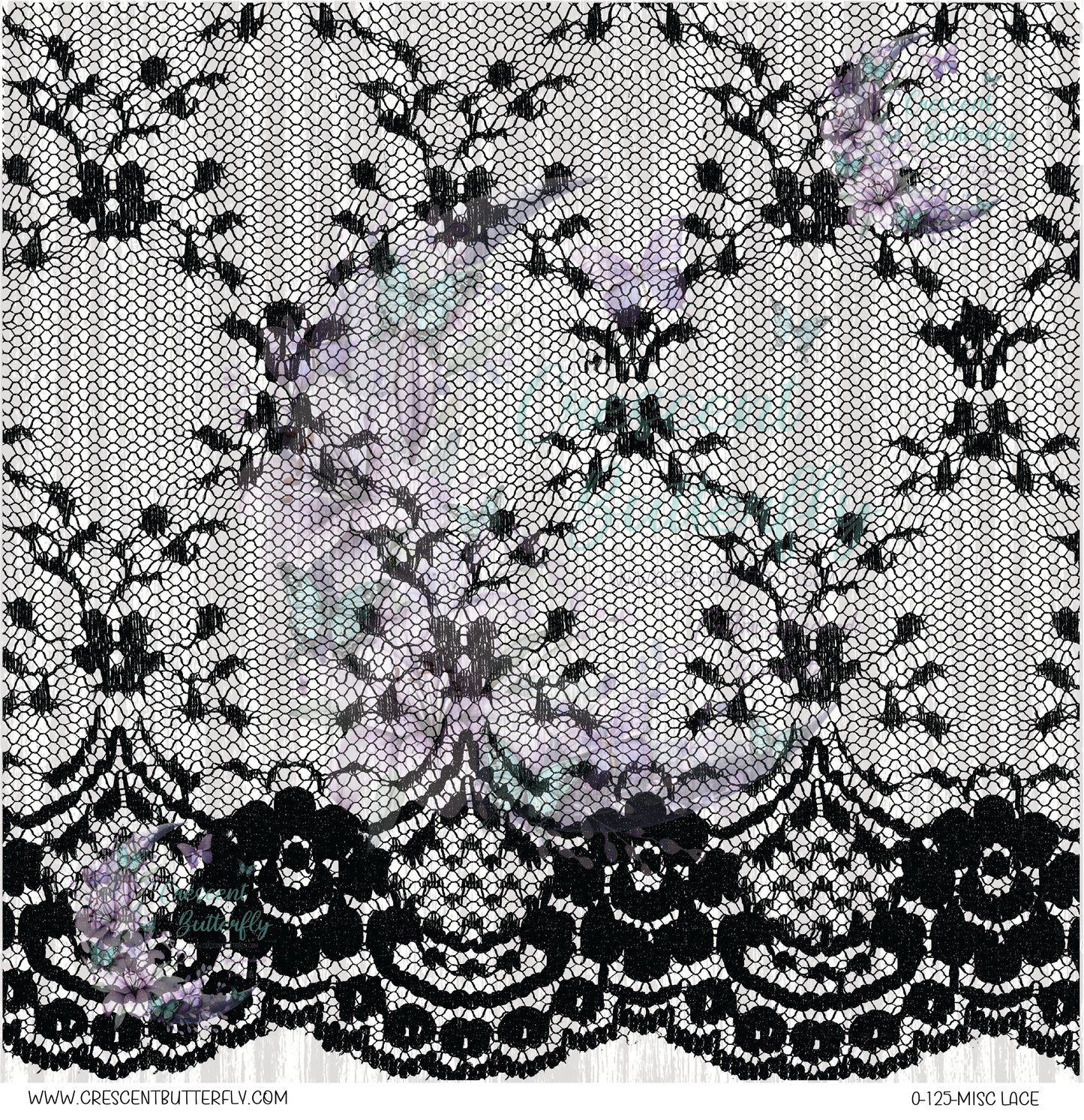 0-125-Misc Lace 10x10 UV DTF Sheet