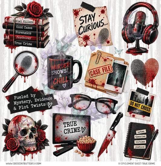0-127-Element Sheet-True Crime UV DTF