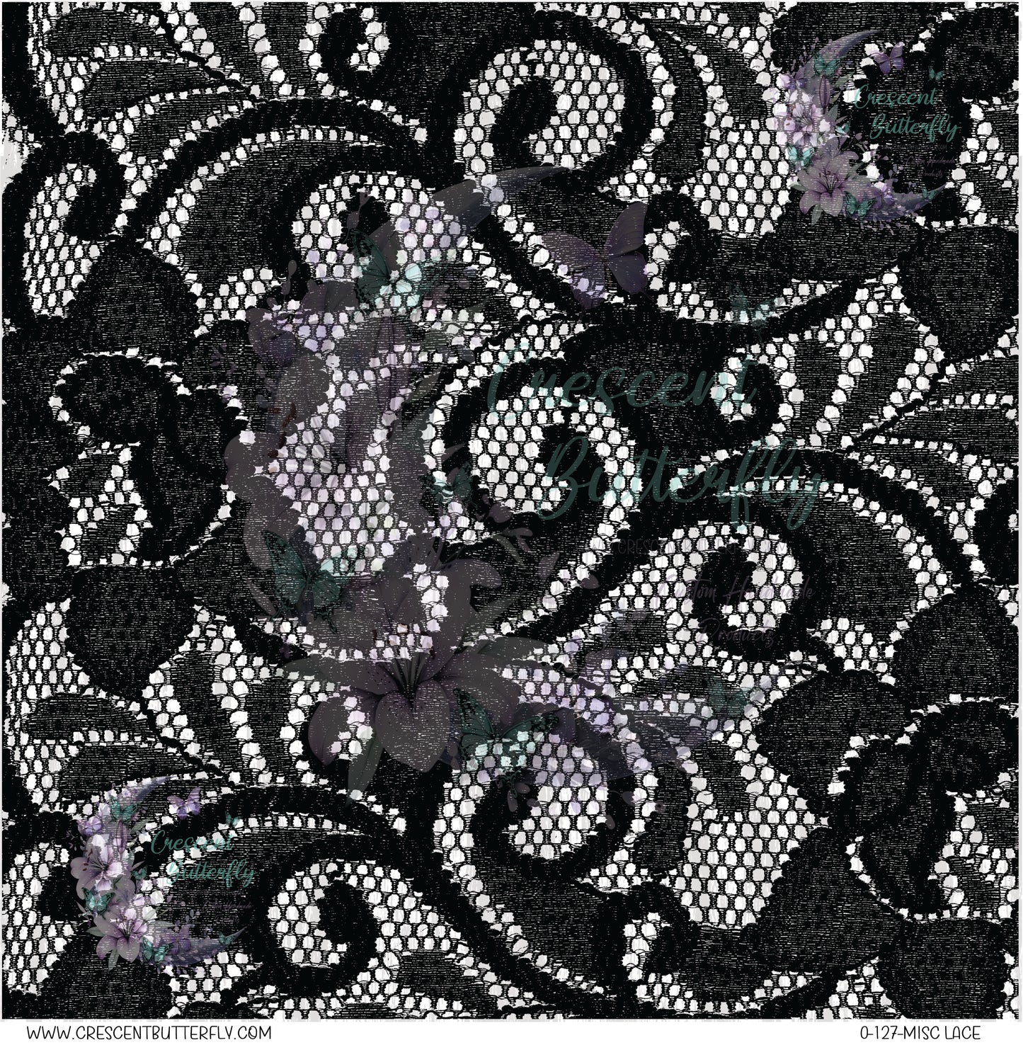 0-127-Misc Lace 10x10 UV DTF Sheet