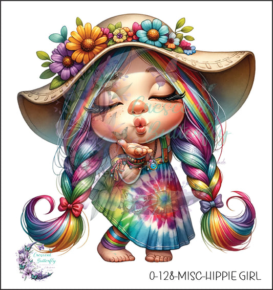 0-128-Misc-Hippie Girl UV DTF Decal