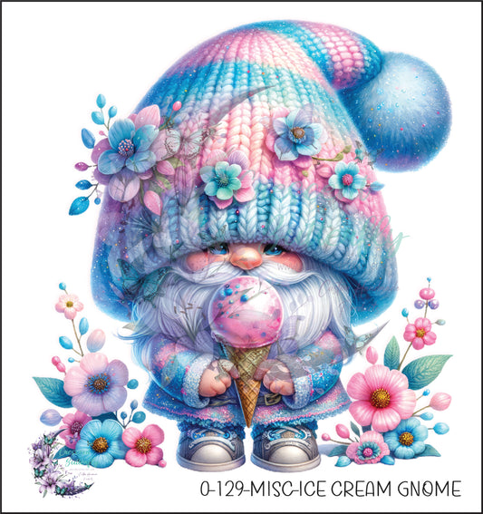 0-129-Misc-Ice Cream Gnome UV DTF Decal