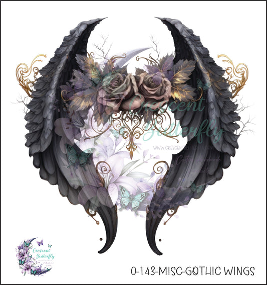 0-143-Misc-Gothic Wings UV DTF Decal