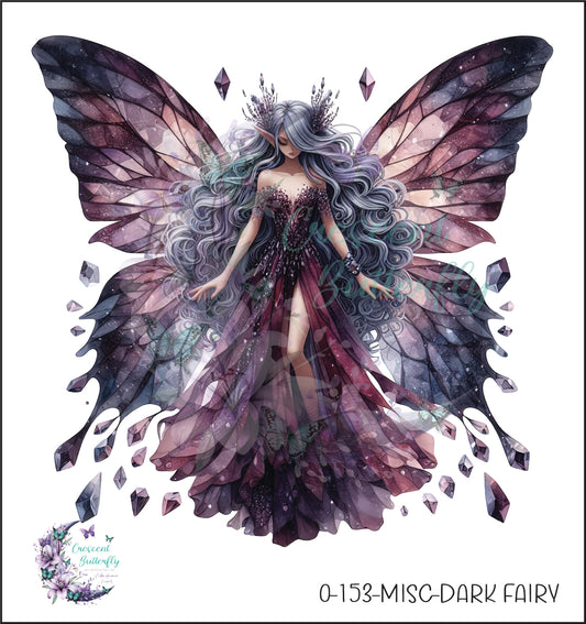 0-153-Misc-Dark Fairy UV DTF Decal
