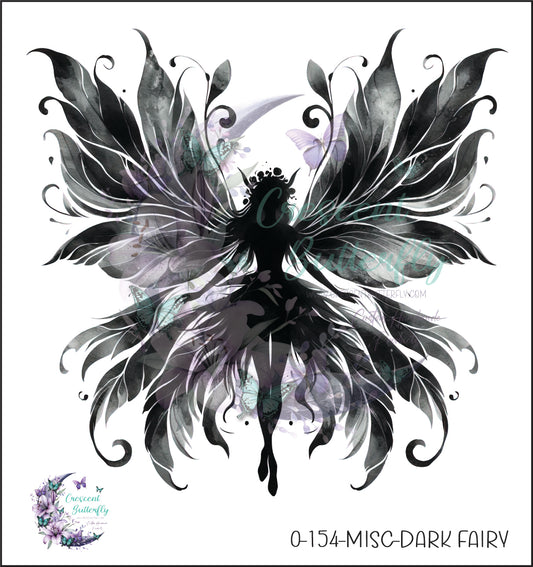 0-154-Misc-Dark Fairy UV DTF Decal