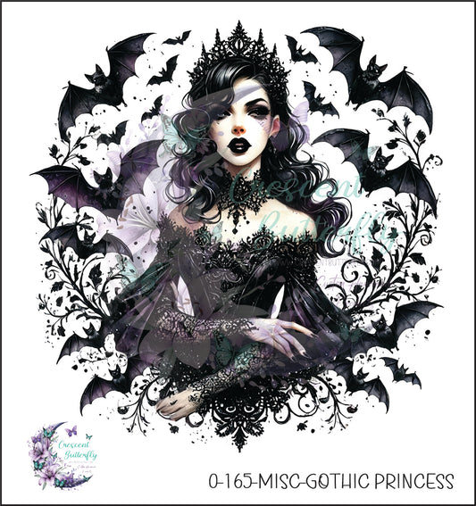 0-165-Misc-Gothic Princess UV DTF Decal