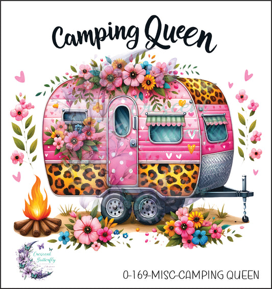 0-169-Misc-Camping Queen UV DTF Decal