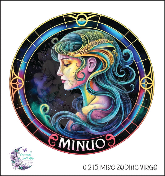 0-215-Misc-Zodiac Virgo UV DTF Decal