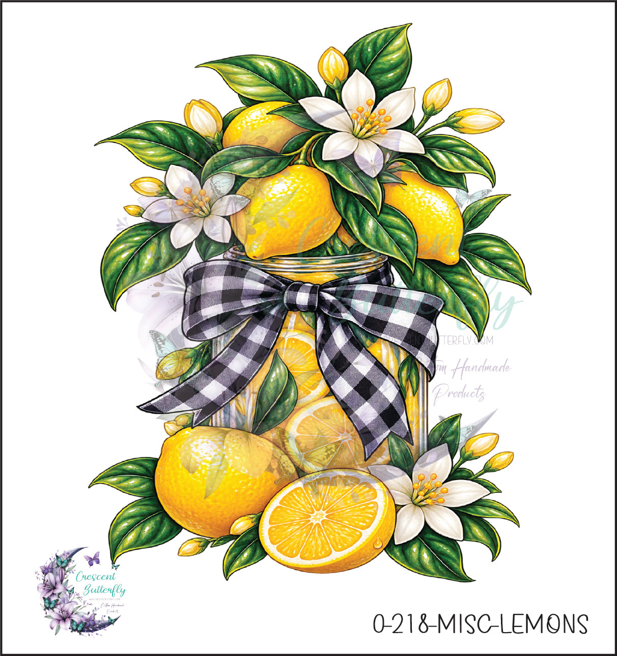 0-218-Misc-Lemons UV DTF Decal