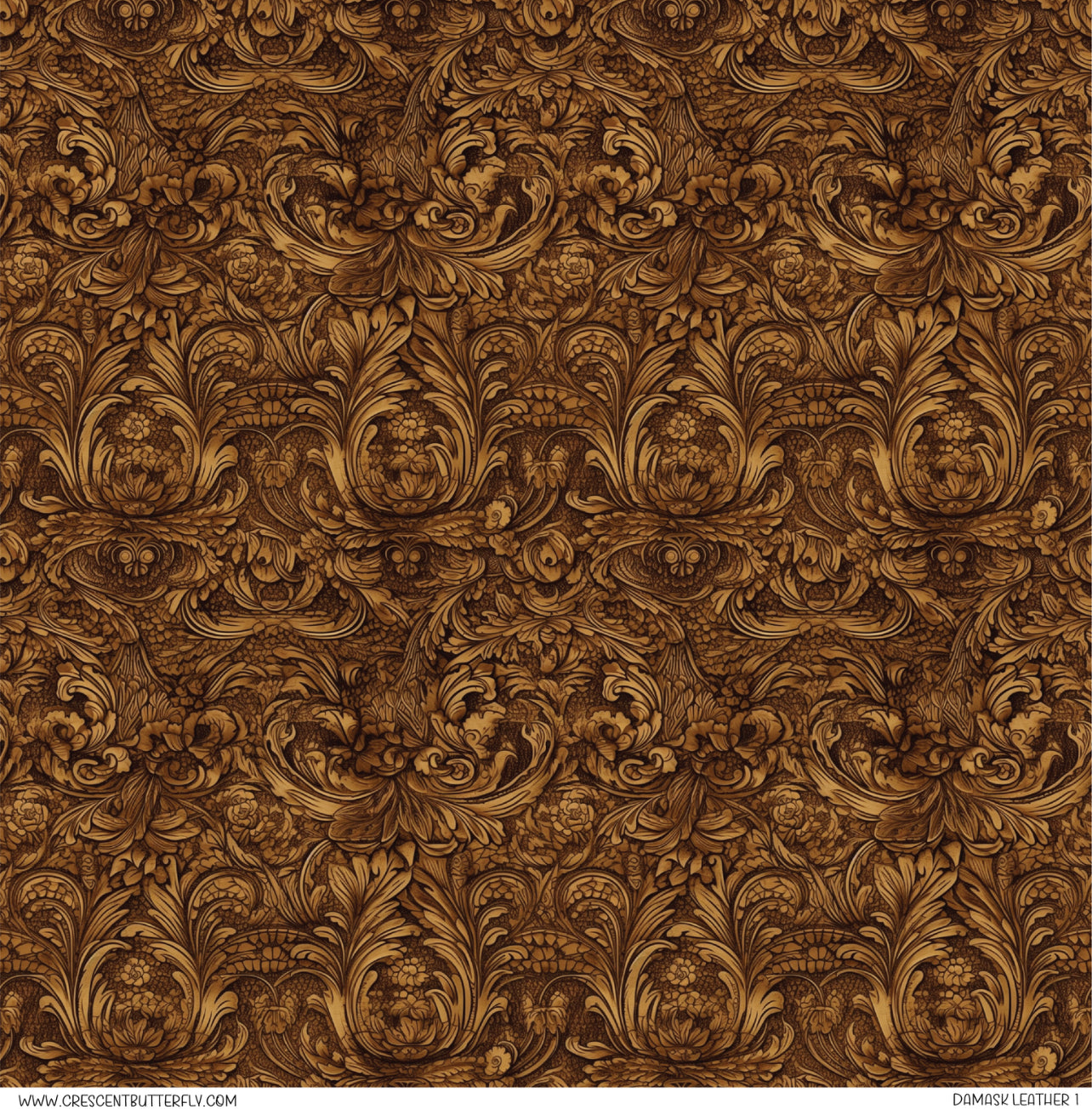 Damask Leather 1 Vinyl Sheet/Wrap