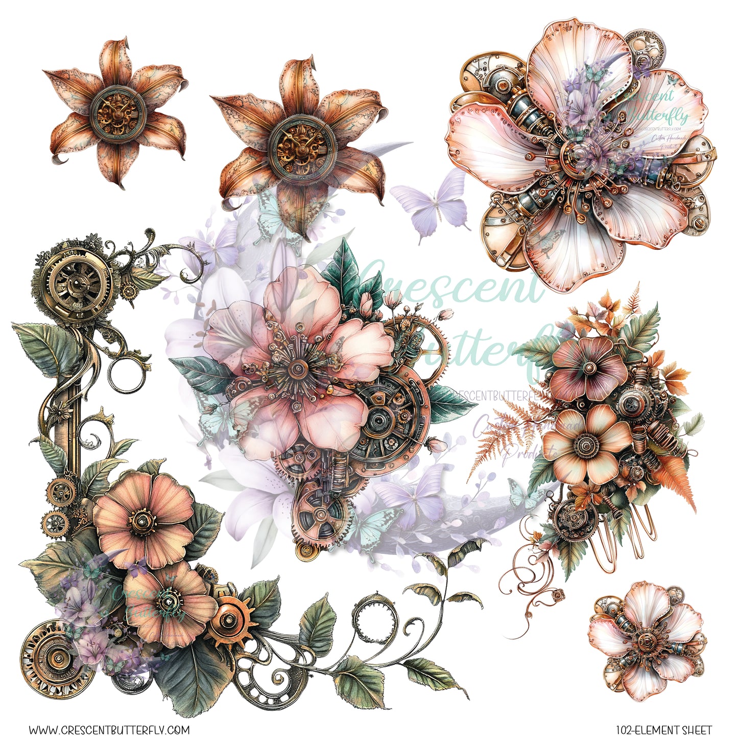 102 Element Sheet UV DTF