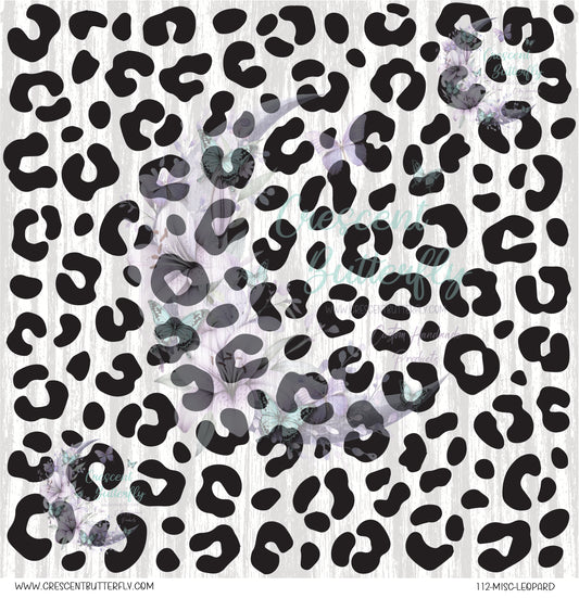 112-Misc-Leopard 10x10 UV DTF Sheet