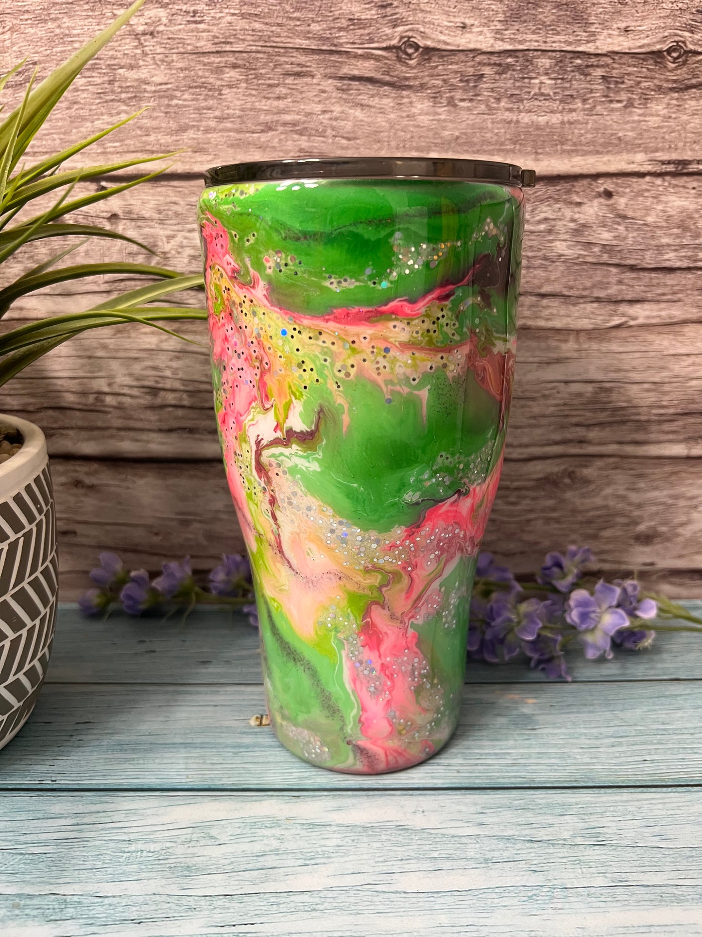 Girls Just Wanna Have Fun Handmade Custom Epoxy Tumbler