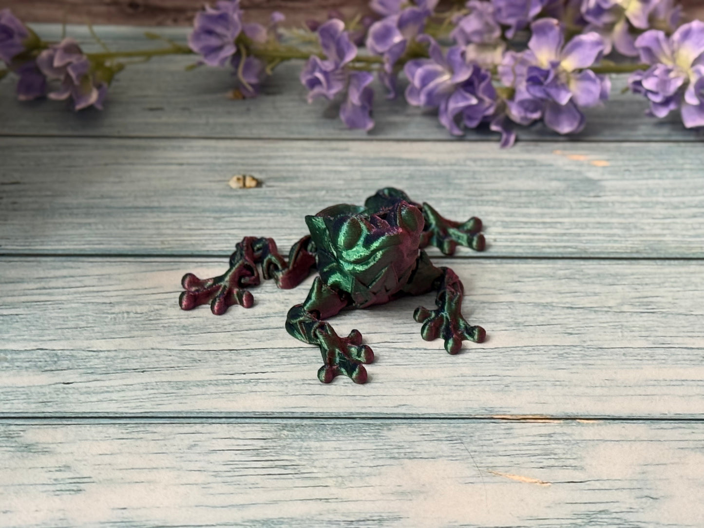 3D Printed Articulated Rose Frog