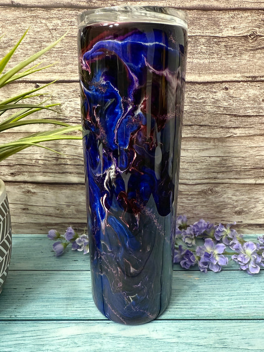 Midnight Summers Dream Handmade Custom Epoxy Tumbler