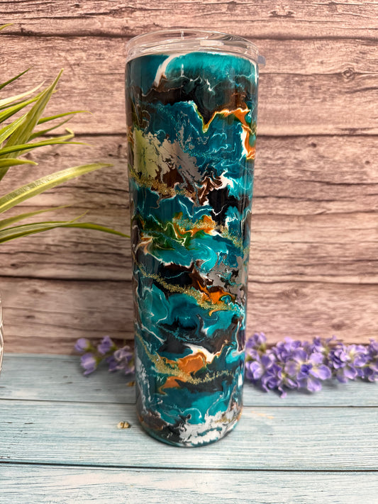 January Gems Handmade Custom Epoxy Tumbler