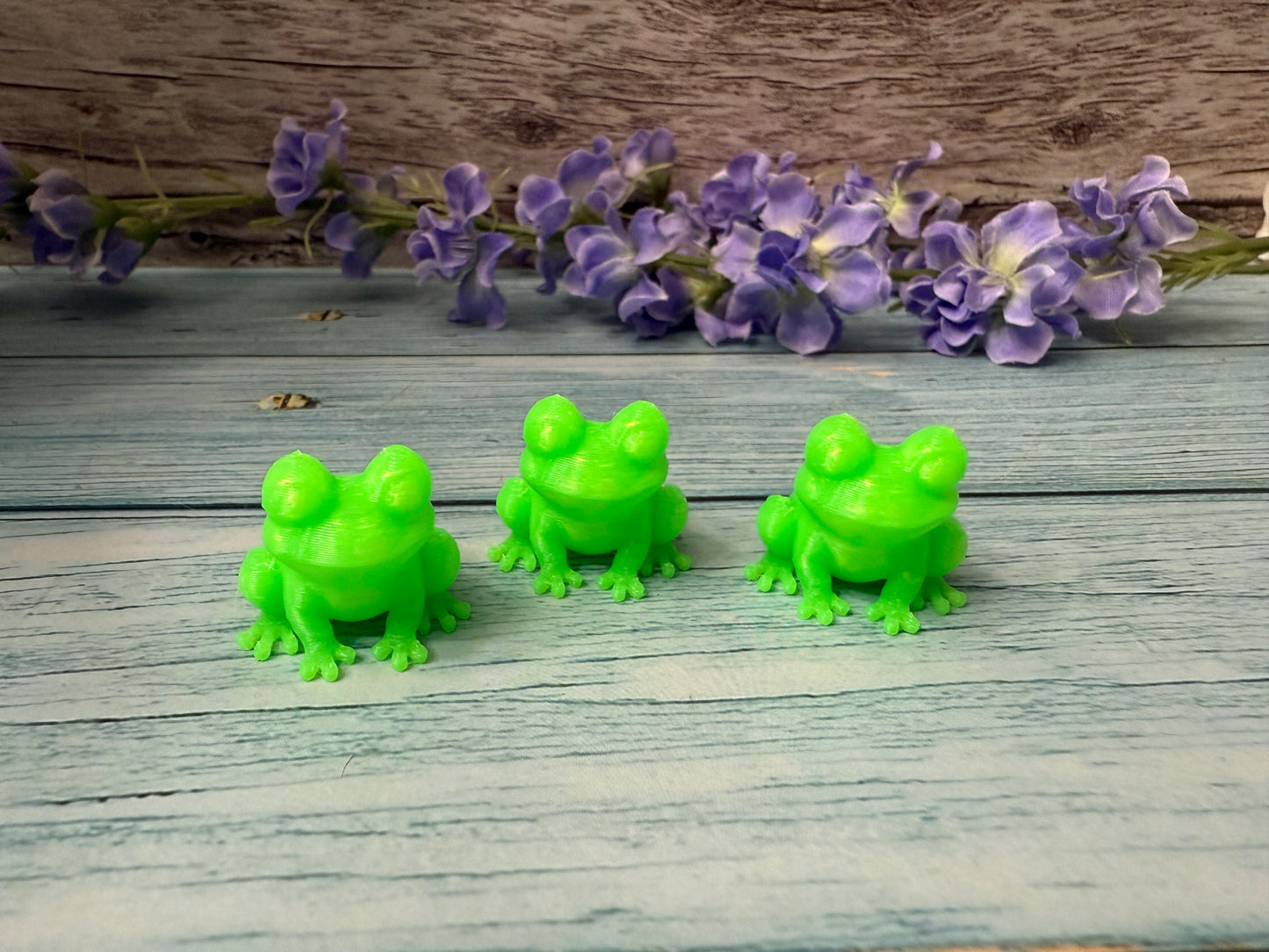 3D Printed Cute Little Frog 3Pk