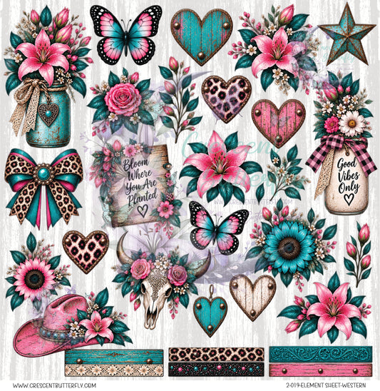 2-019-Element Sheet-Western UV DTF