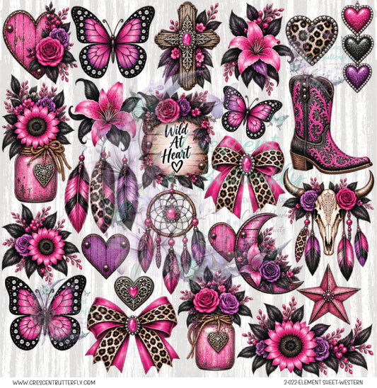 2-022-Element Sheet-Western UV DTF