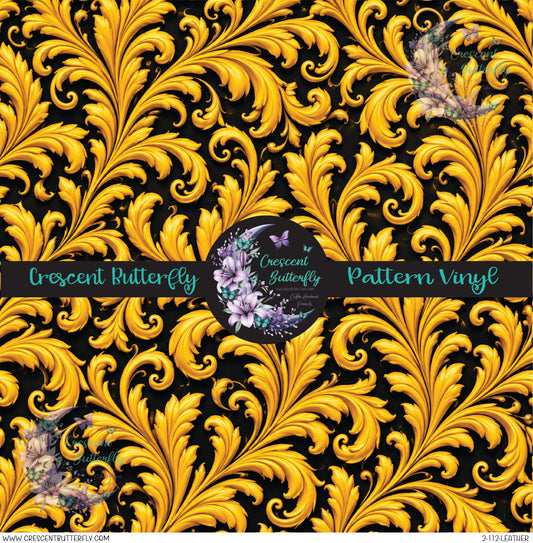 2-112-Leather Printed Vinyl Sheet/Wrap