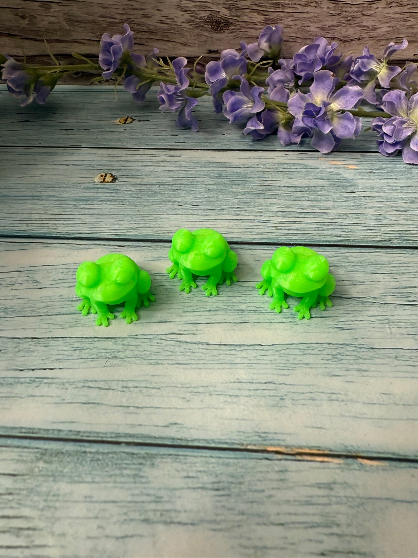 3D Printed Cute Little Frog 3Pk