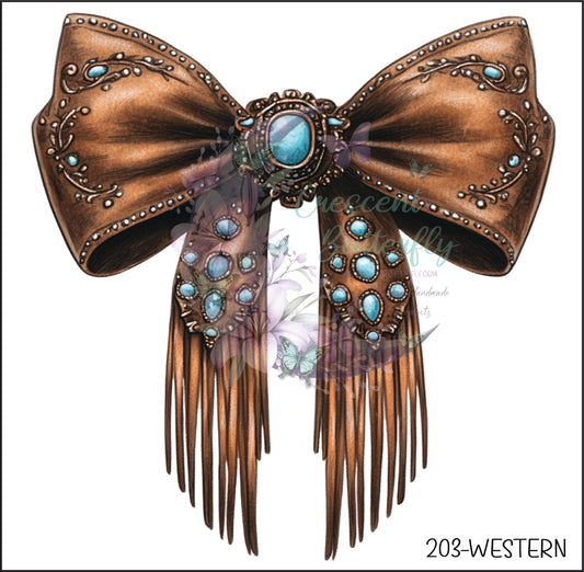203-Western UV DTF Decal