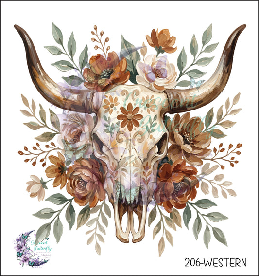 206-Western UV DTF Decal