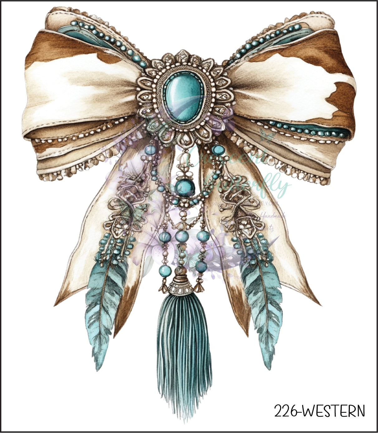 226-Western UV DTF Decal