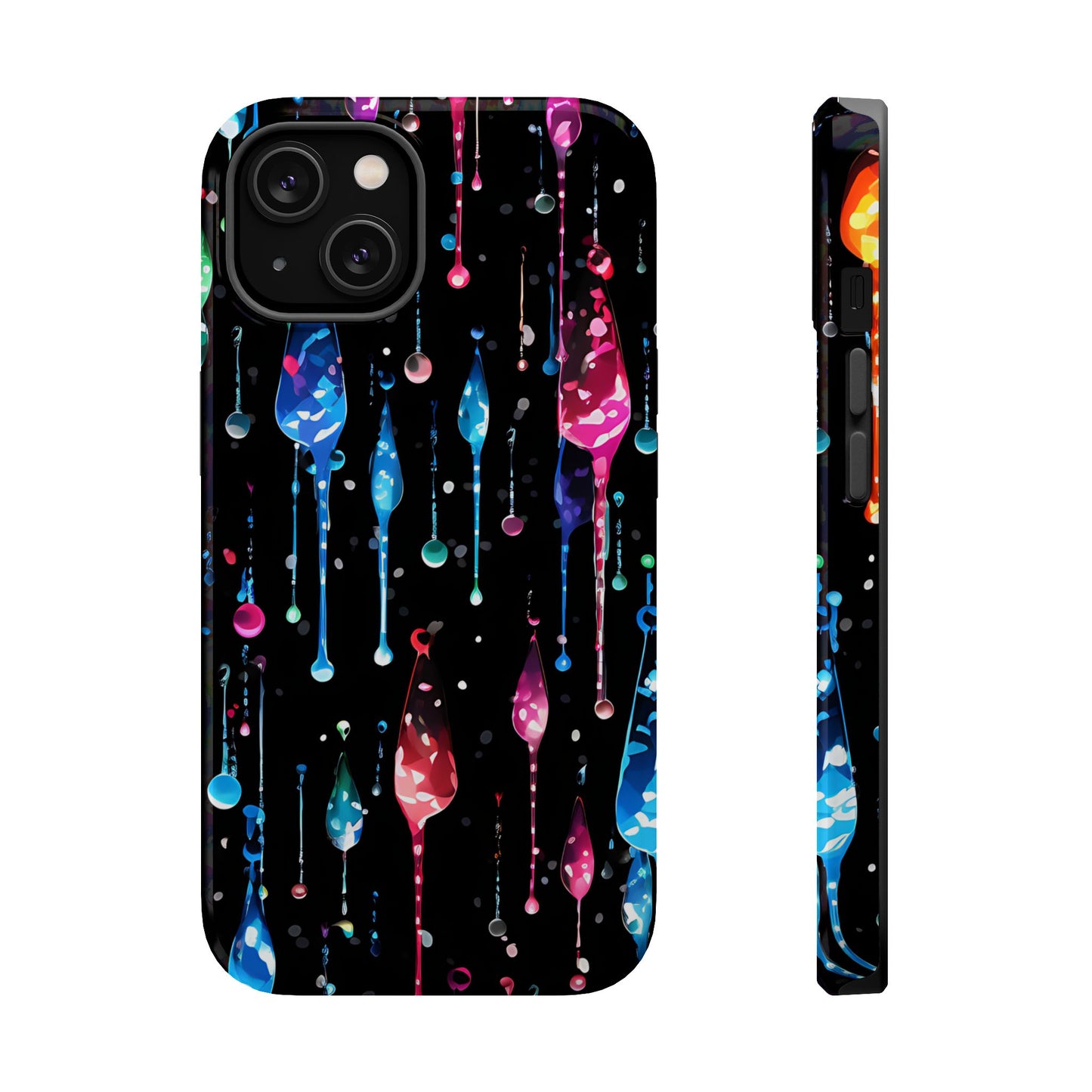 Rainbow Dripping Liquid 1 -Magnetic Tough Cases