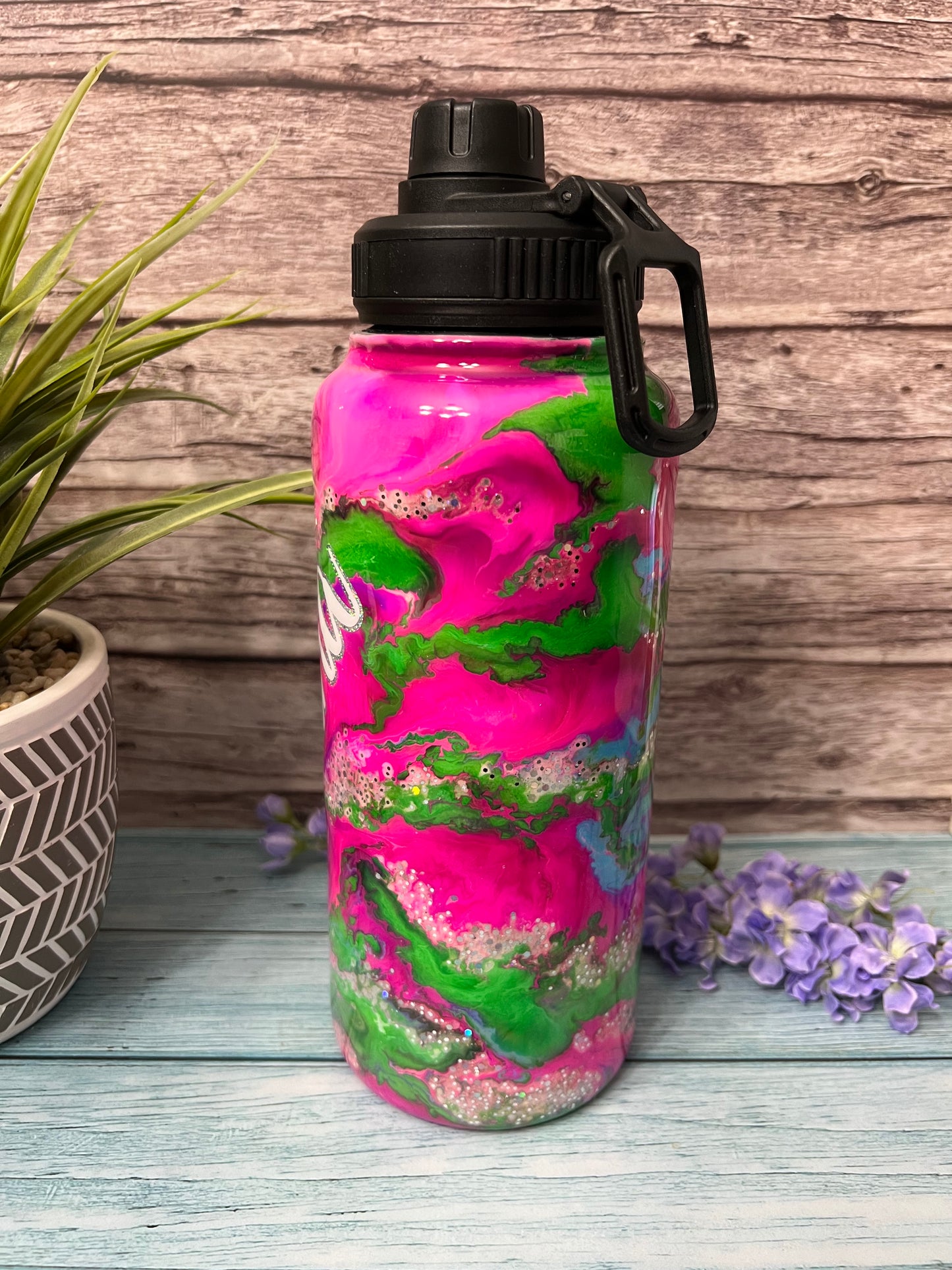 Starburst Handmade Custom Epoxy Tumbler