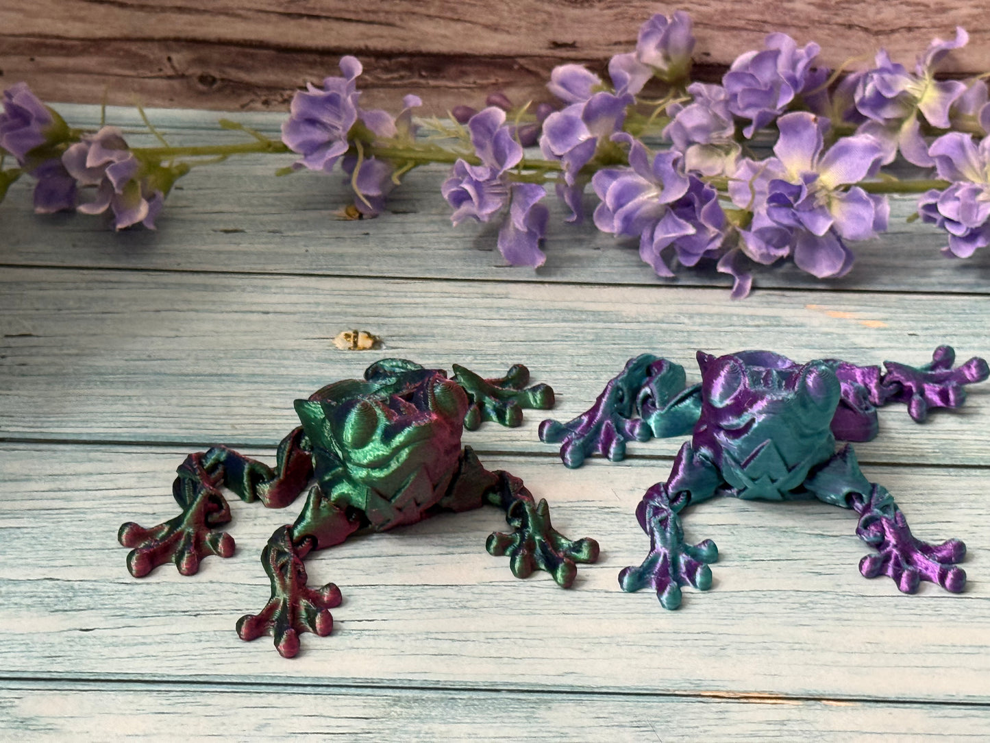 3D Printed Articulated Rose Frog