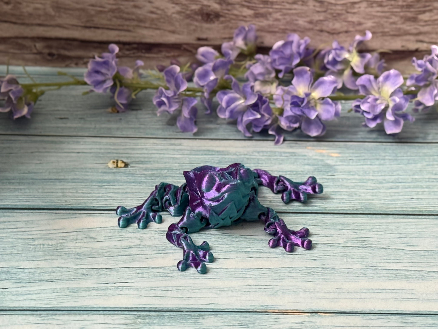 3D Printed Articulated Rose Frog