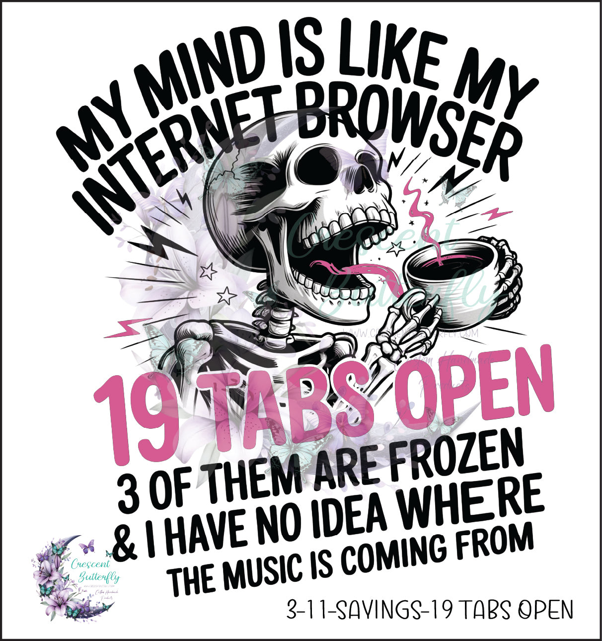 3-11-Sayings-19 Tabs Open UV DTF Decal