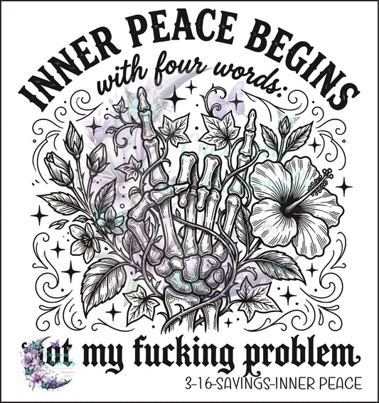3-16-Sayings-Inner Peace UV DTF Decal