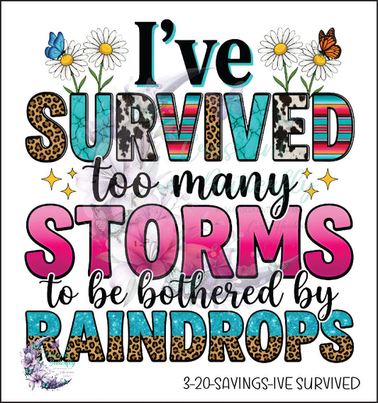 3-20-Sayings-Ive Survived UV DTF Decal