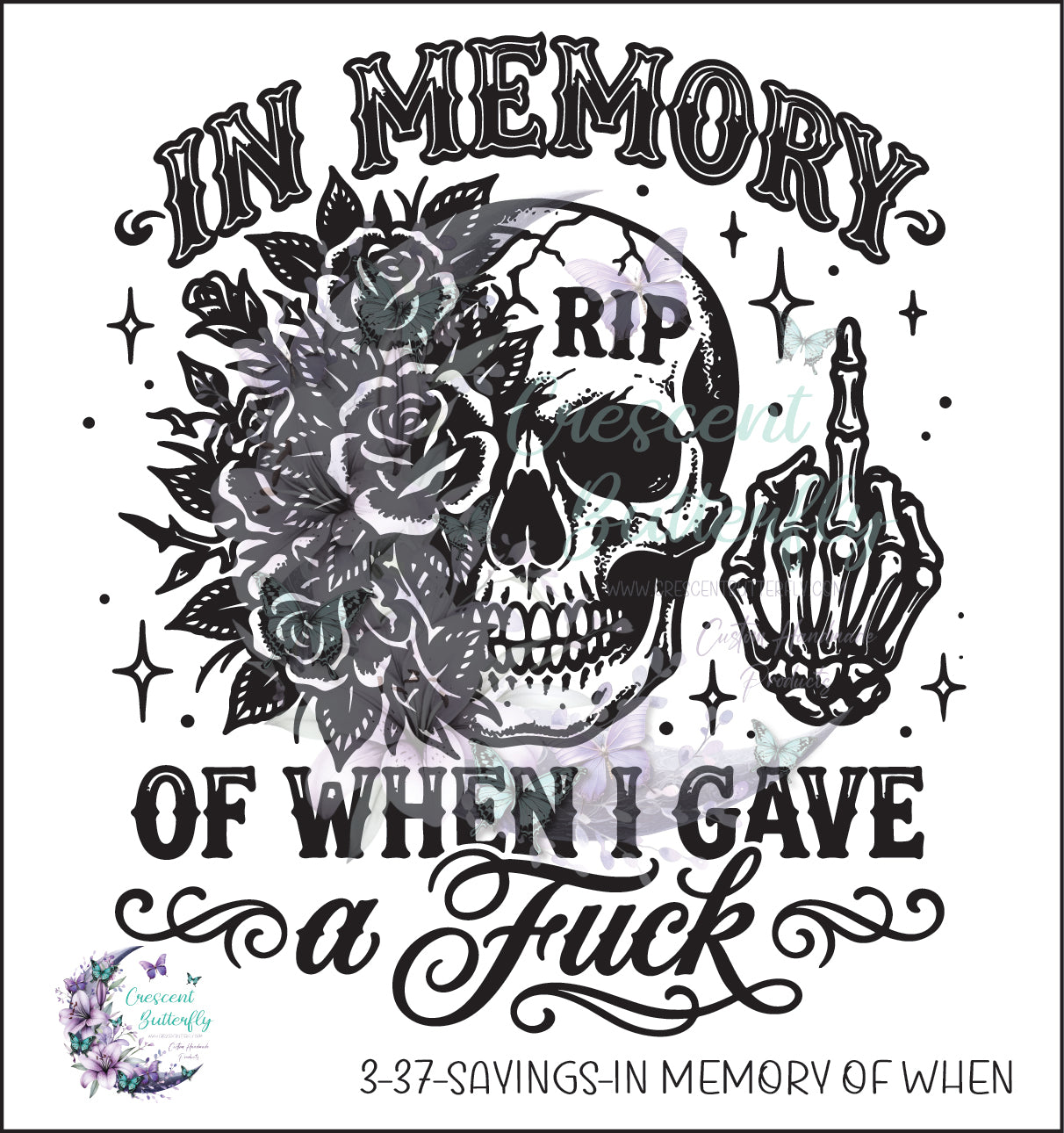3-37-Sayings-In Memory of When UV DTF Decal