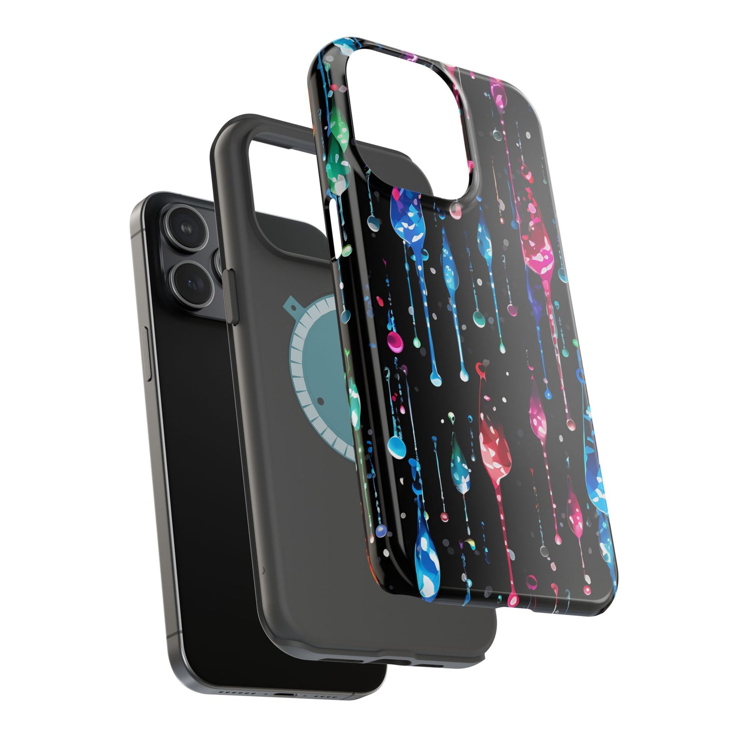 Rainbow Dripping Liquid 1 -Magnetic Tough Cases