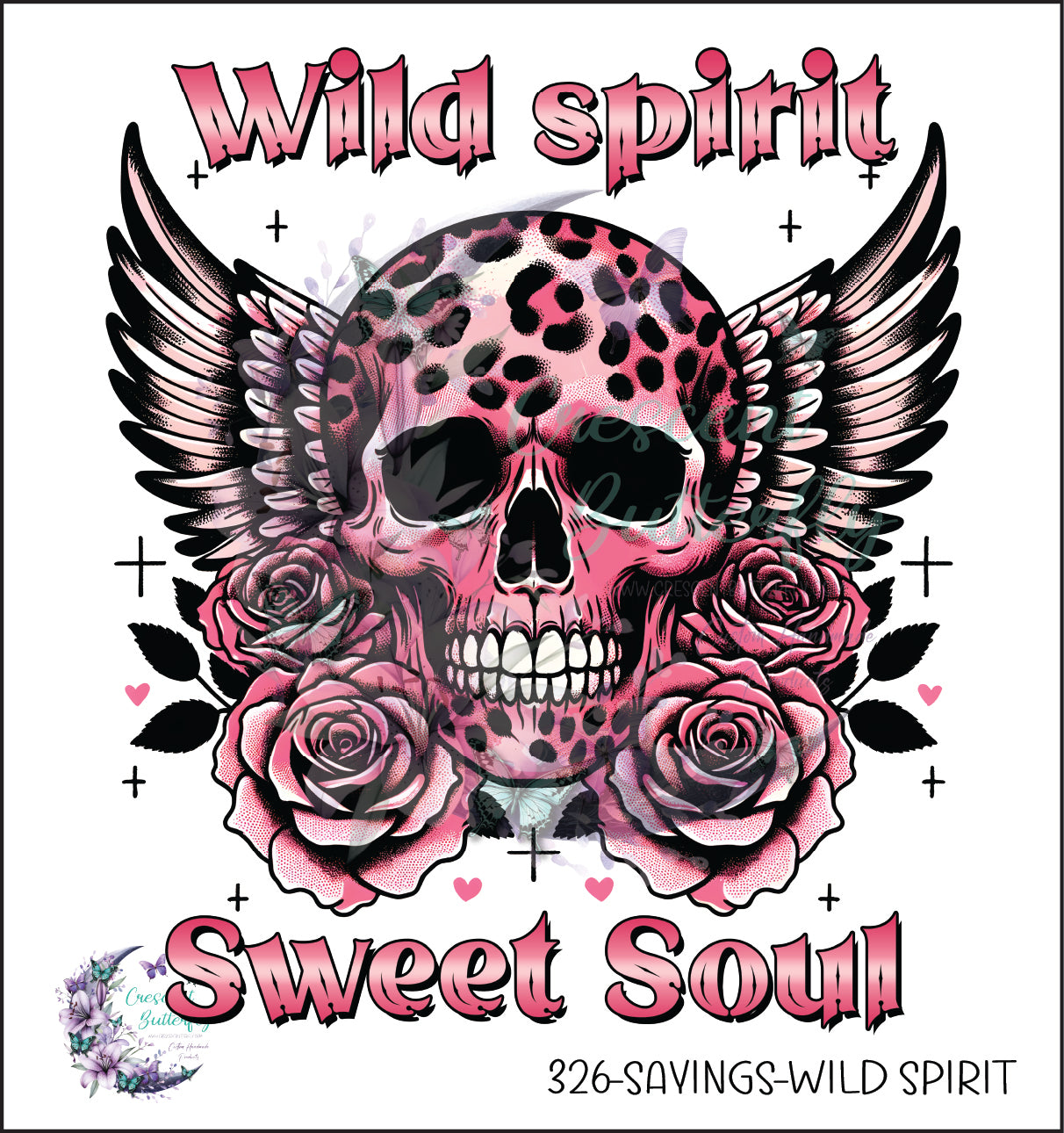 326-Sayings-Wild Spirit UV DTF Decal