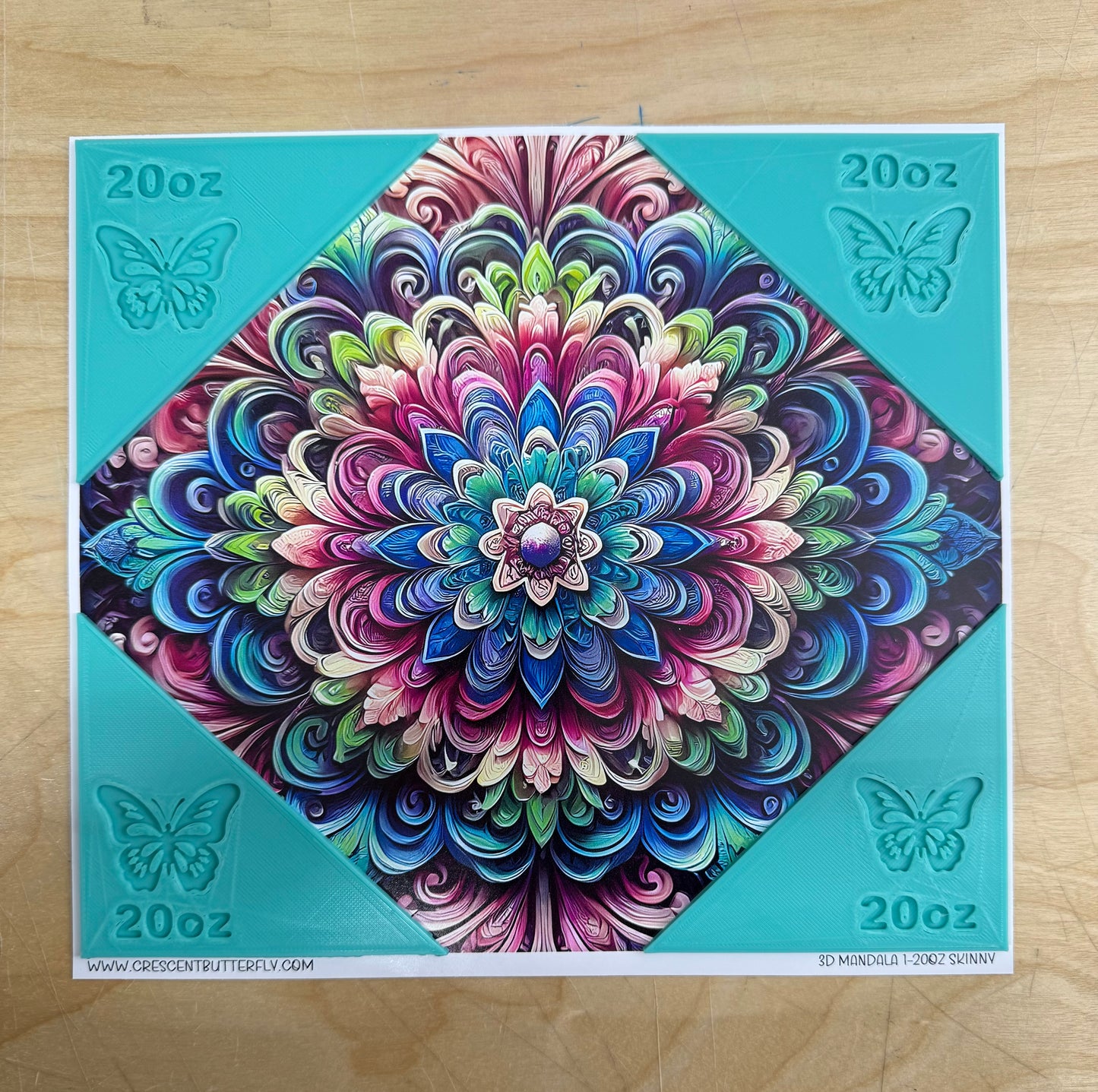 Fat Diamond 3D Printed Vinyl Template Set