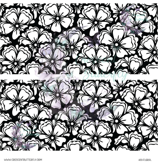 400-Floral 10x10 UV DTF Sheet