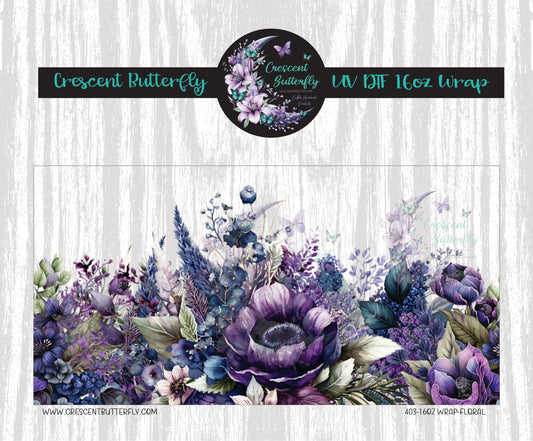 403-16oz Wrap-Floral UV DTF
