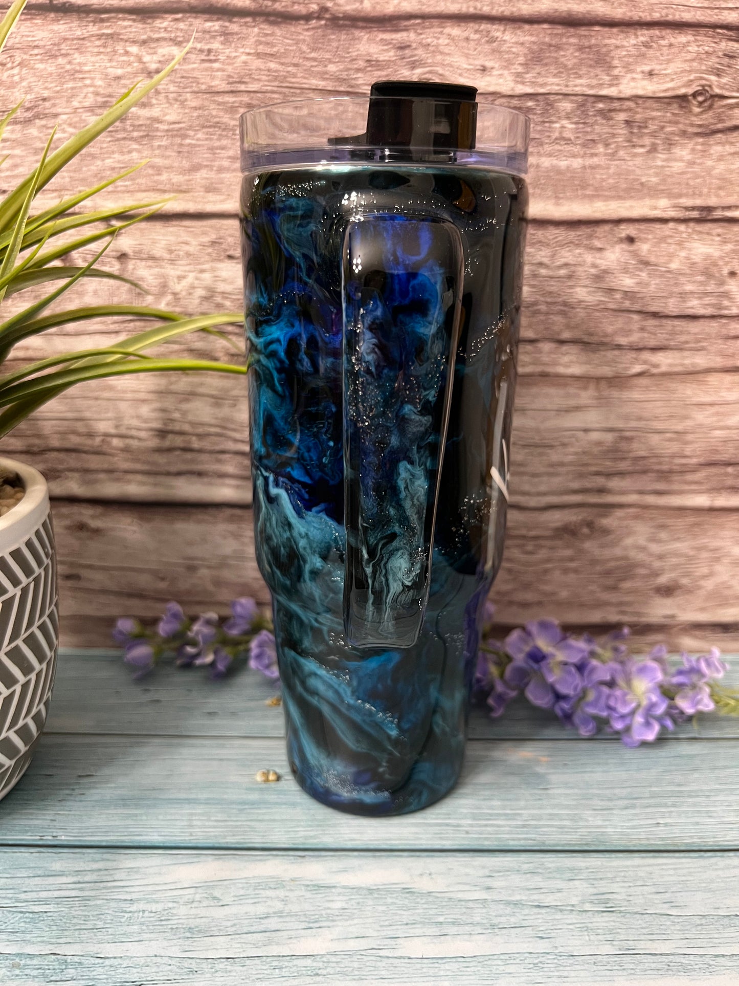 The Hurricane Handmade Custom Epoxy Tumbler