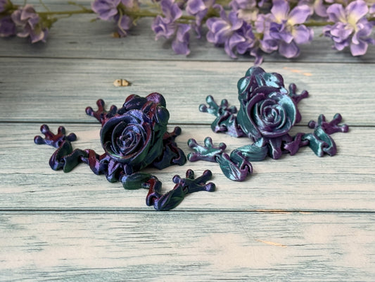 3D Printed Articulated Rose Frog