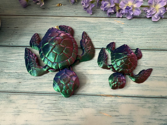 3D Printed Articulated Sea Turtle