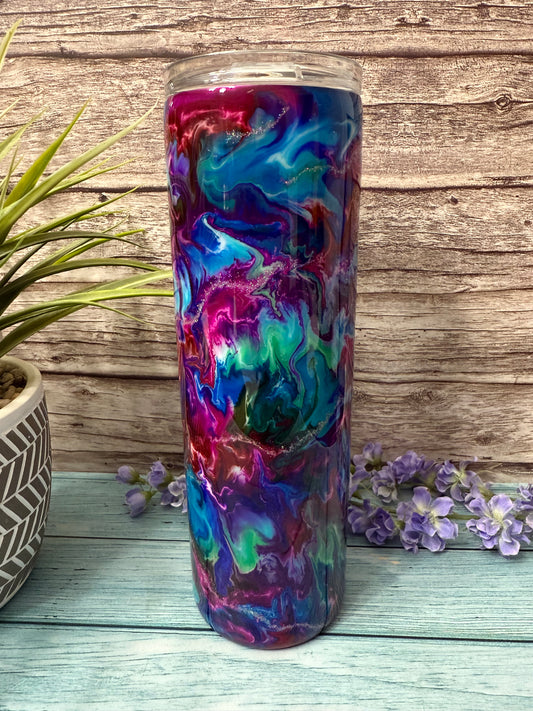 Ocean Pixie Tricks Handmade Custom Epoxy Tumbler