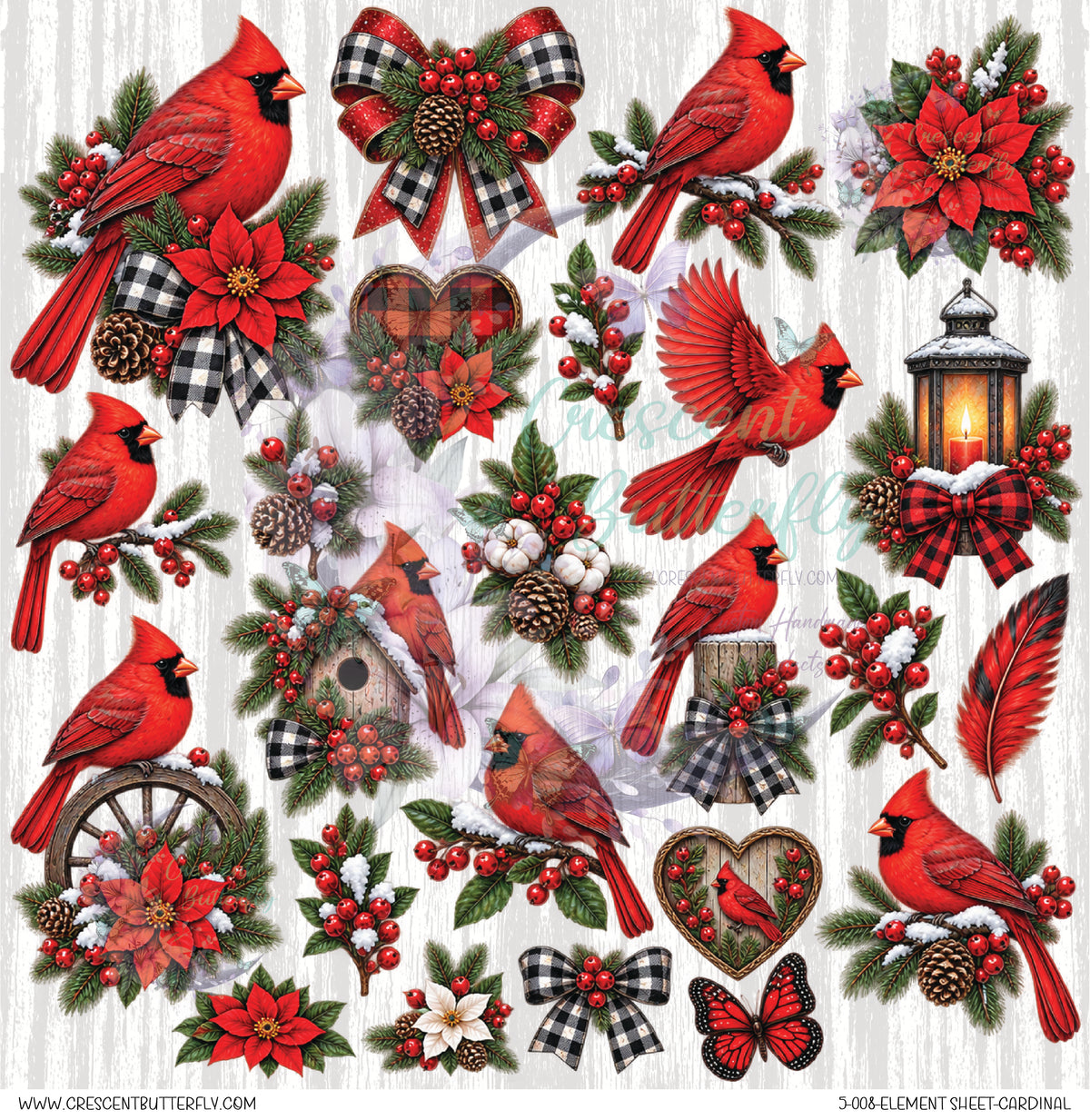 5-008-Element Sheet-Cardinal UV DTF