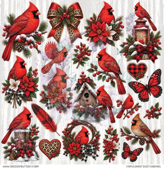 5-009-Element Sheet-Cardinal UV DTF