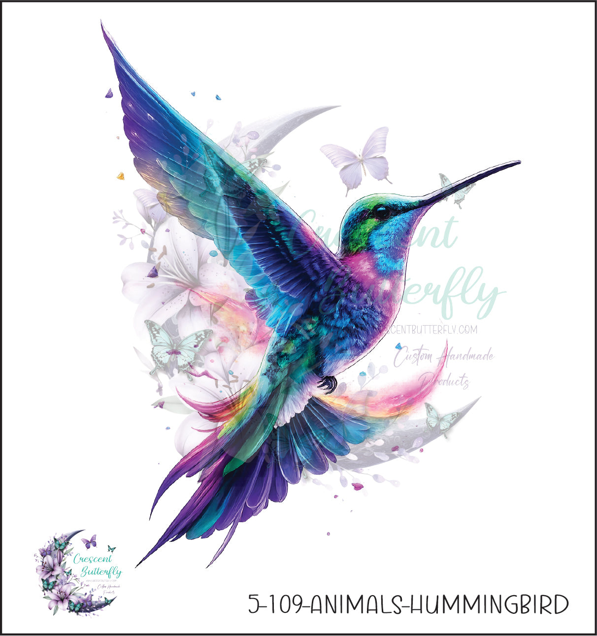 5-109-Animals-Whimsical Dog UV DTF Decal