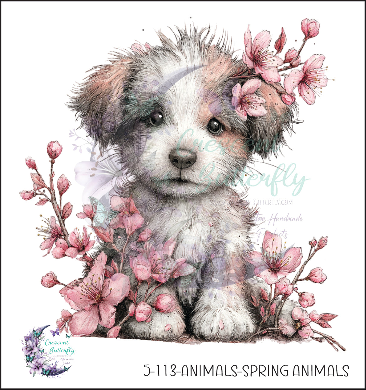 5-113-Animals-Spring Animals UV DTF Decal